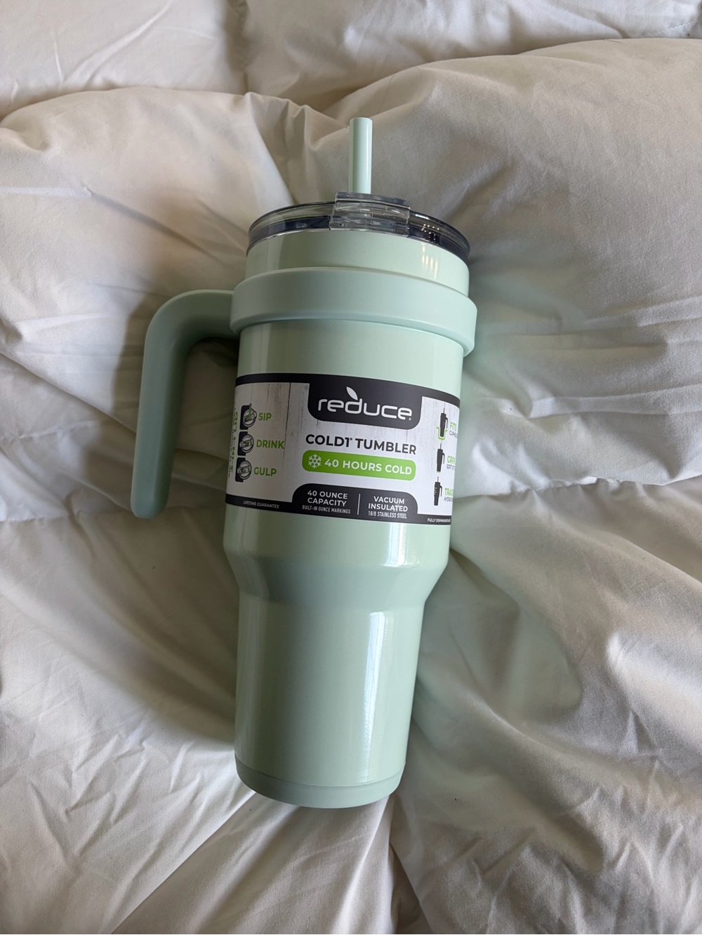 Reduce ColdT Tumbler 40oz Insulated Travel Mug - Mint